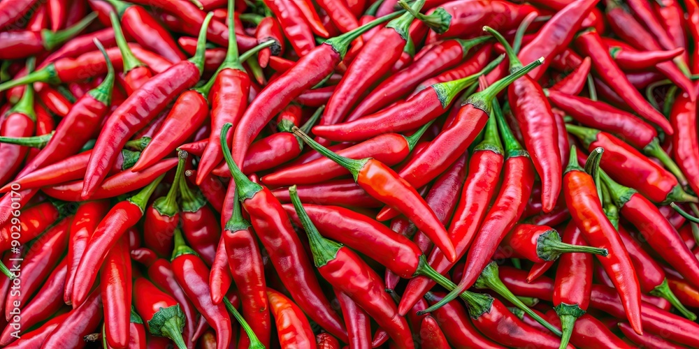 Freshly harvested ripe red chillies, known for their vibrant color and spicy flavor, perfect for adding a kick to dishes Freshly harvested ripe red chillies, known for their vibrant color and spicy flavor, perfect for adding a kick to dishes