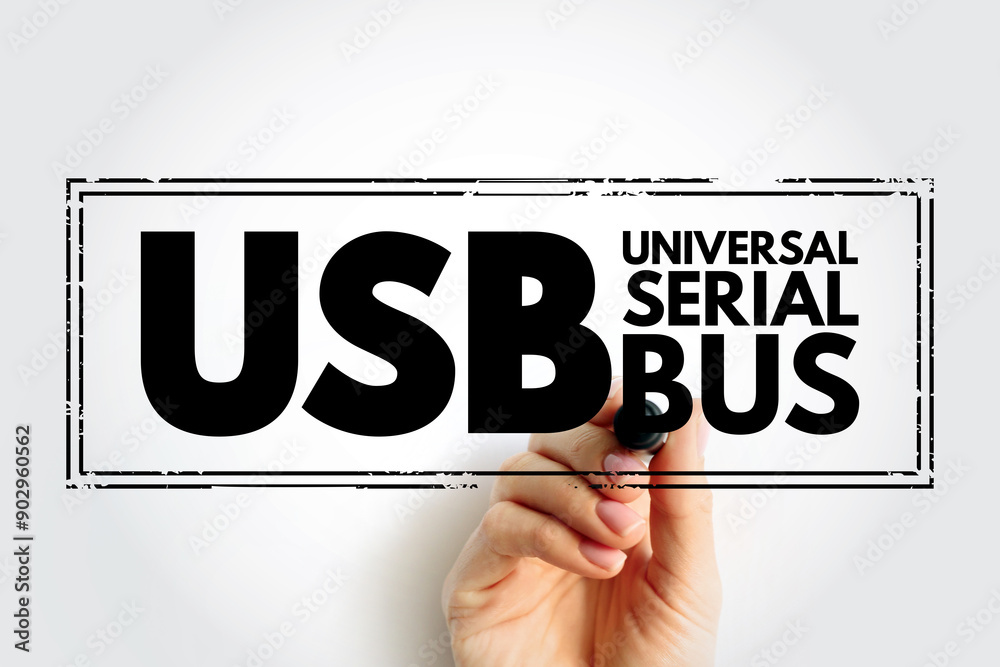 USB Universal Serial Bus - common interface that enables communication ...