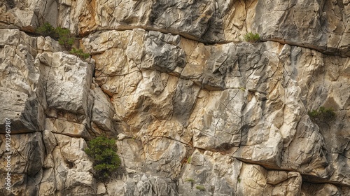 Texture of the walls of the mountain of montserrat, generative ai