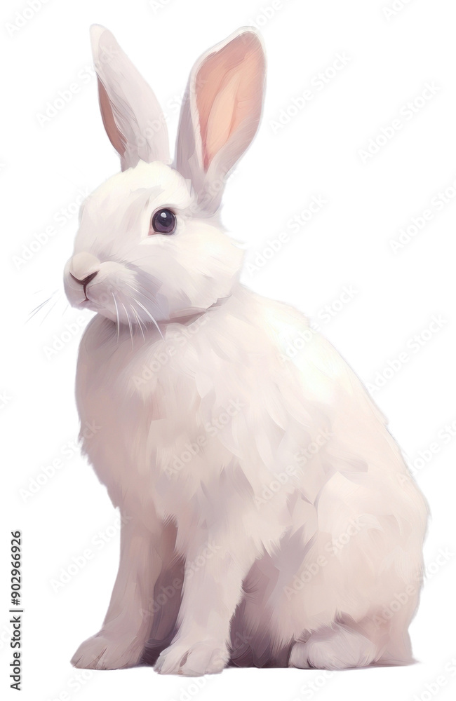 Obraz premium PNG Rabbit animal mammal rodent.