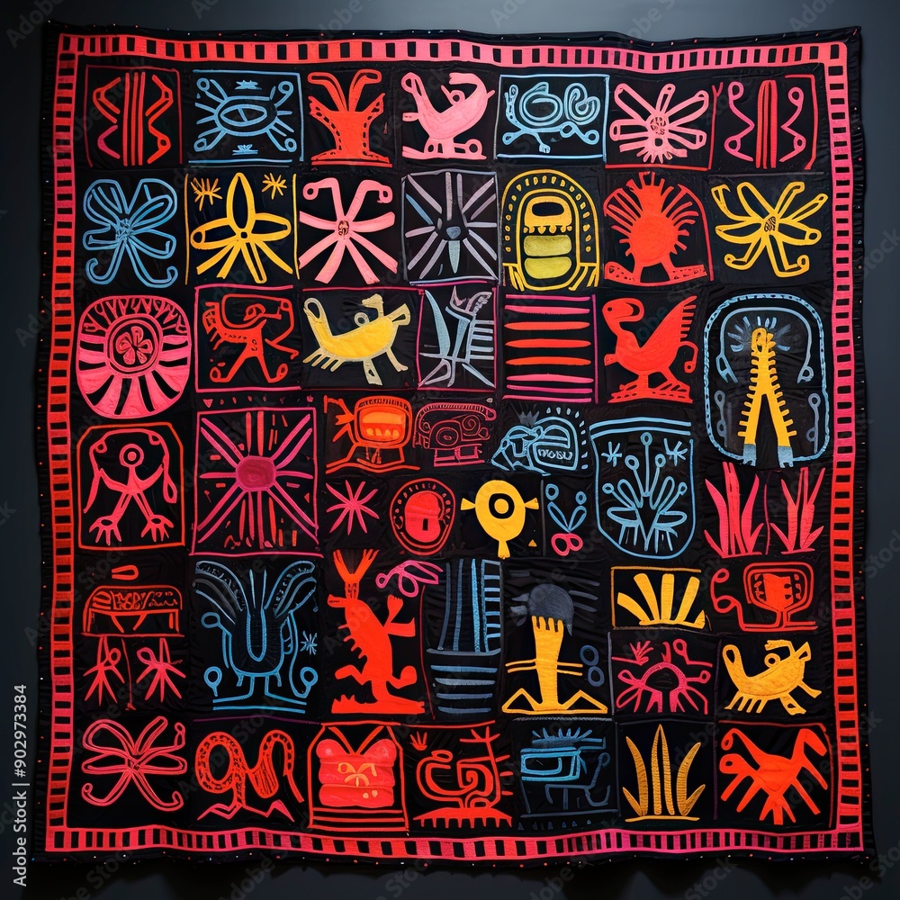 Panama Mola Tapestry
Panama Mola Tapestry