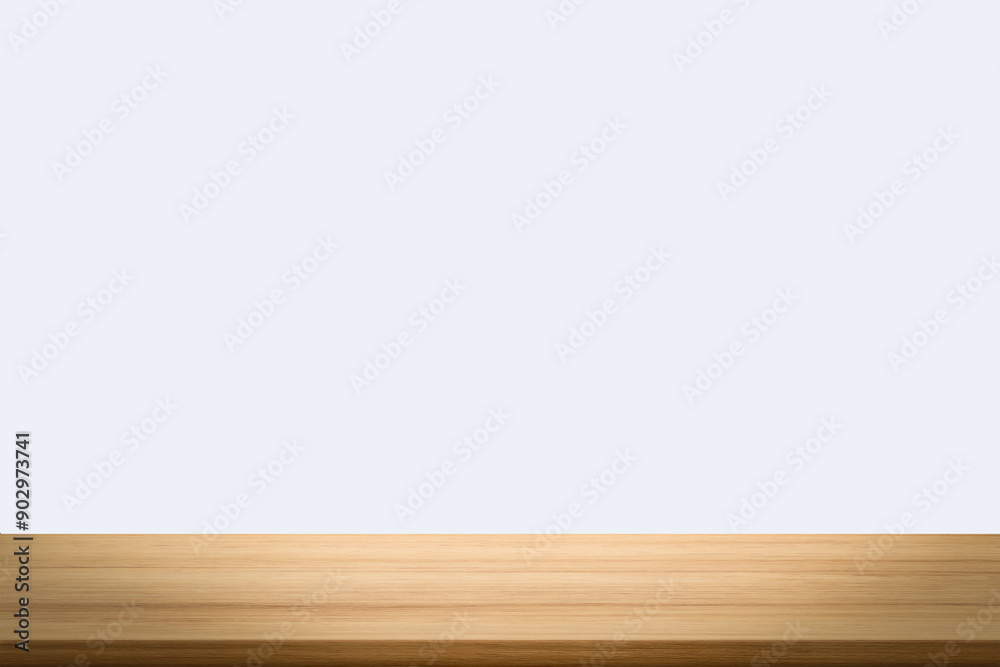 empty wooden table top in foreground isolated on background with clipping path. used for template mock up for display or montage products. showing your objects or mounting. wooden counter. empty wooden table top in foreground isolated on background with clipping path. used for template mock up for display or montage products. showing your objects or mounting. wooden counter.