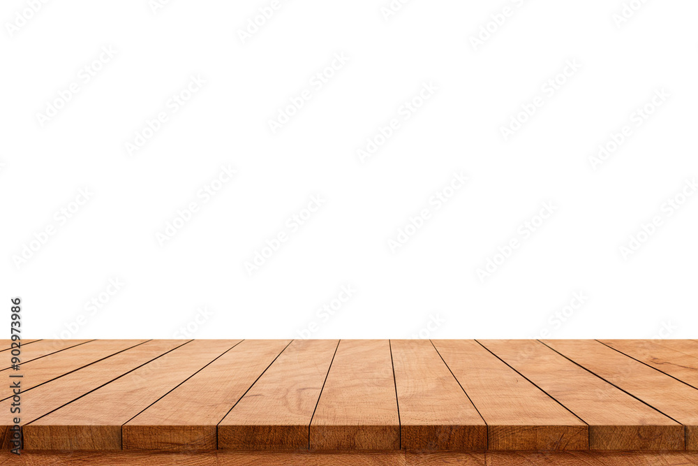 empty wooden table top in foreground isolated on background with clipping path. used for template mock up for display or montage products. showing your objects or mounting. wooden counter. empty wooden table top in foreground isolated on background with clipping path. used for template mock up for display or montage products. showing your objects or mounting. wooden counter.