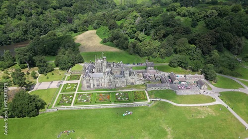 Margam Park and Margam Castle is owned and administered by the local council, Neath Port Talbot County Borough Council,  July 2024 photo