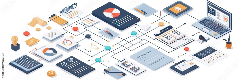 Illustration of Networked Business Data