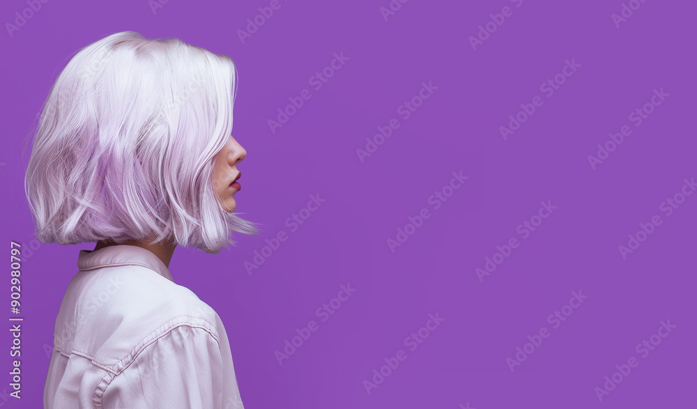 Young model with a fashion bob haircut. Ideal content for hair salons, hairtrends, hairdresser concept. Young model with a fashion bob haircut. Ideal content for hair salons, hairtrends, hairdresser concept.