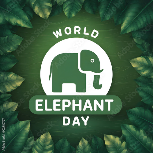 A poster with an elephant and says that 
