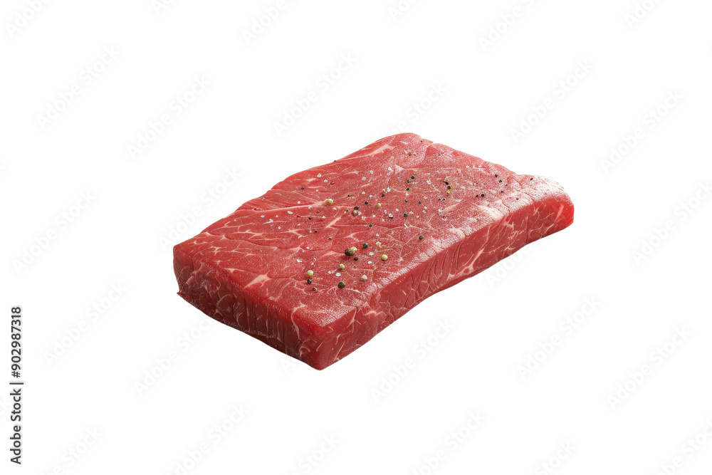 High-quality raw beef steak with pepper seasoning, isolated on a transparent background. ready for cooking in various dishes. High-quality raw beef steak with pepper seasoning, isolated on a transparent background. ready for cooking in various dishes.
