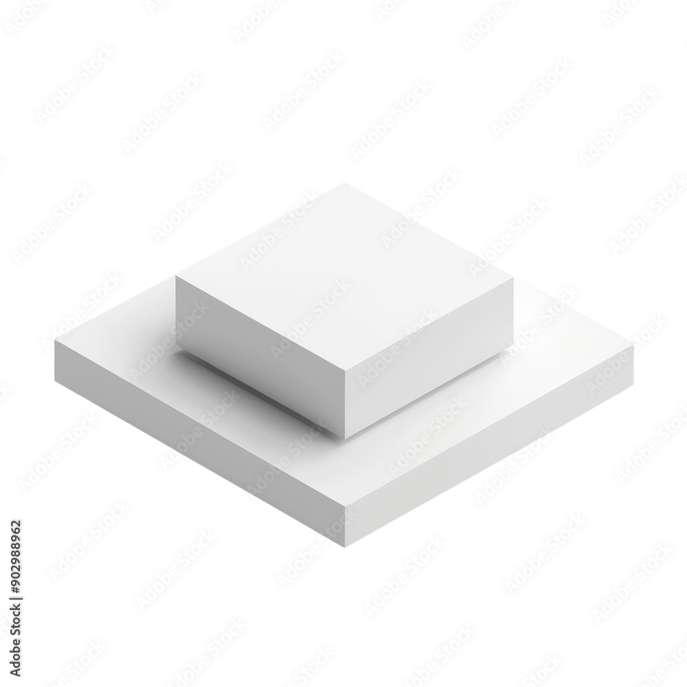 Minimalistic white square 3D geometric shapes displayed on a plain background. Perfect for modern design and abstract concepts. Minimalistic white square 3D geometric shapes displayed on a plain background. Perfect for modern design and abstract concepts.