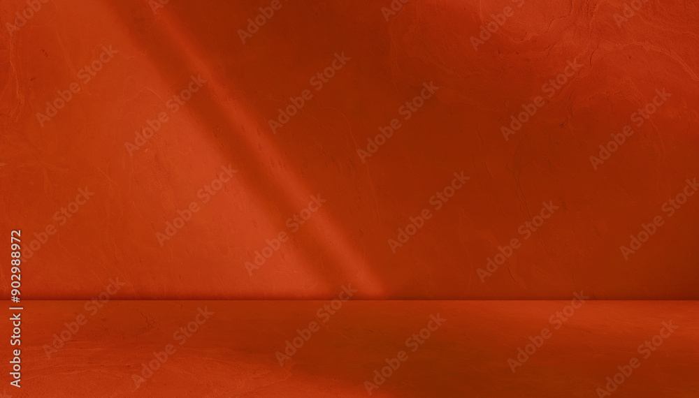 red background studio room with light beam from above for product display especially cosmetic or beauty products. floor and wall backdrop muslin design backdrop. stone surface texture podium. red background studio room with light beam from above for product display especially cosmetic or beauty products. floor and wall backdrop muslin design backdrop. stone surface texture podium.