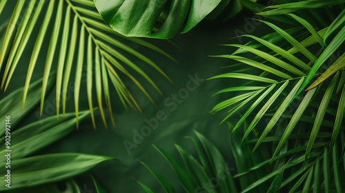 A lush jungle with a variety of animal and plant species, natural resources, habitat richness © AIDigitalart