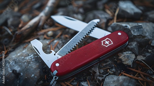 Versatile Swiss Army Knife on Rocky Terrain
