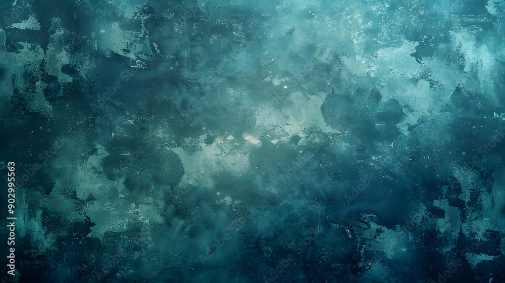 Fototapeta premium Abstract Textured Background in Shades of Blue and Green