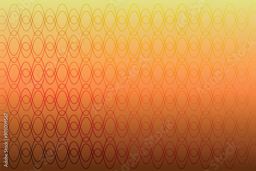 Elegant brown and orange vector background with wavy patterns