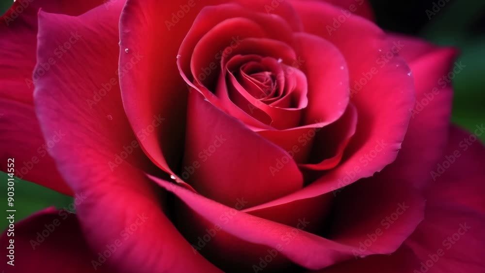 Close-up of a red rose with Close-up of a red rose with