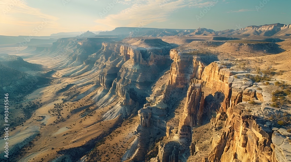 Stark Contrast of Dramatic Canyon Landscape Captured by Aerial Drone Stark Contrast of Dramatic Canyon Landscape Captured by Aerial Drone