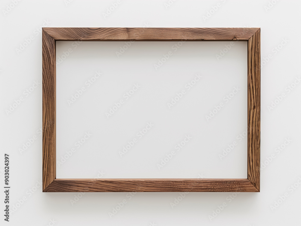 Minimalist Rustic Wooden Frame on White Background
Minimalist Rustic Wooden Frame on White Background