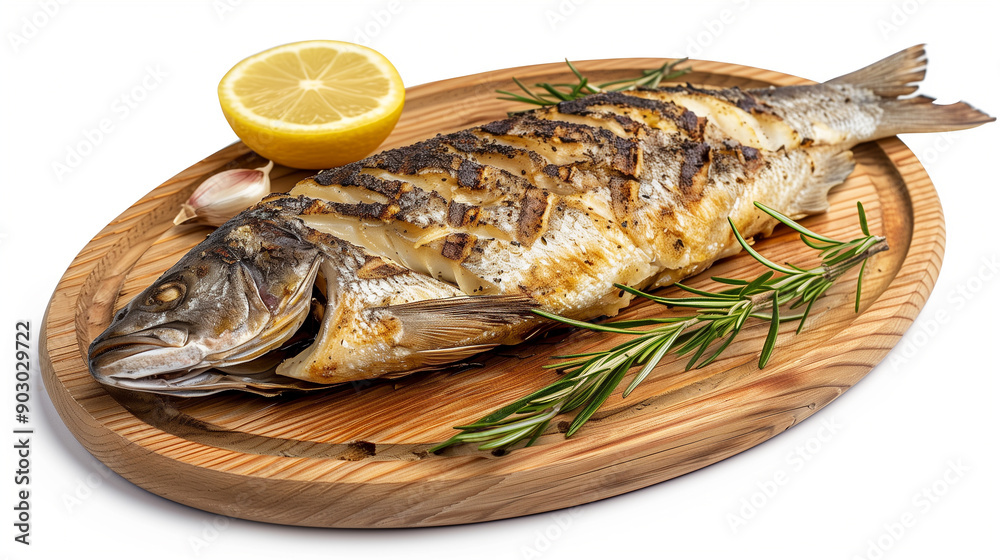 Rustic Grilled Fish with Lemon and Herbs Rustic Grilled Fish with Lemon and Herbs