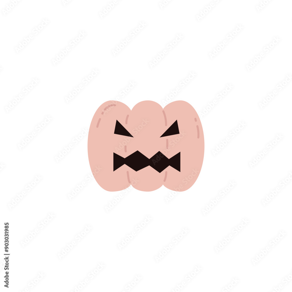 Vector illustration of a pumpkin perfect for Halloween decor. Vector illustration of a pumpkin perfect for Halloween decor.