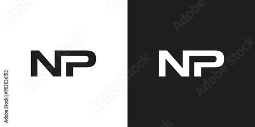 Vector Letter NP Logo Design