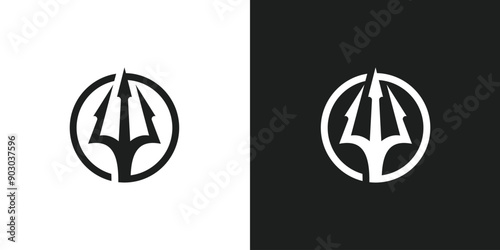 Vector Trident Logo Design