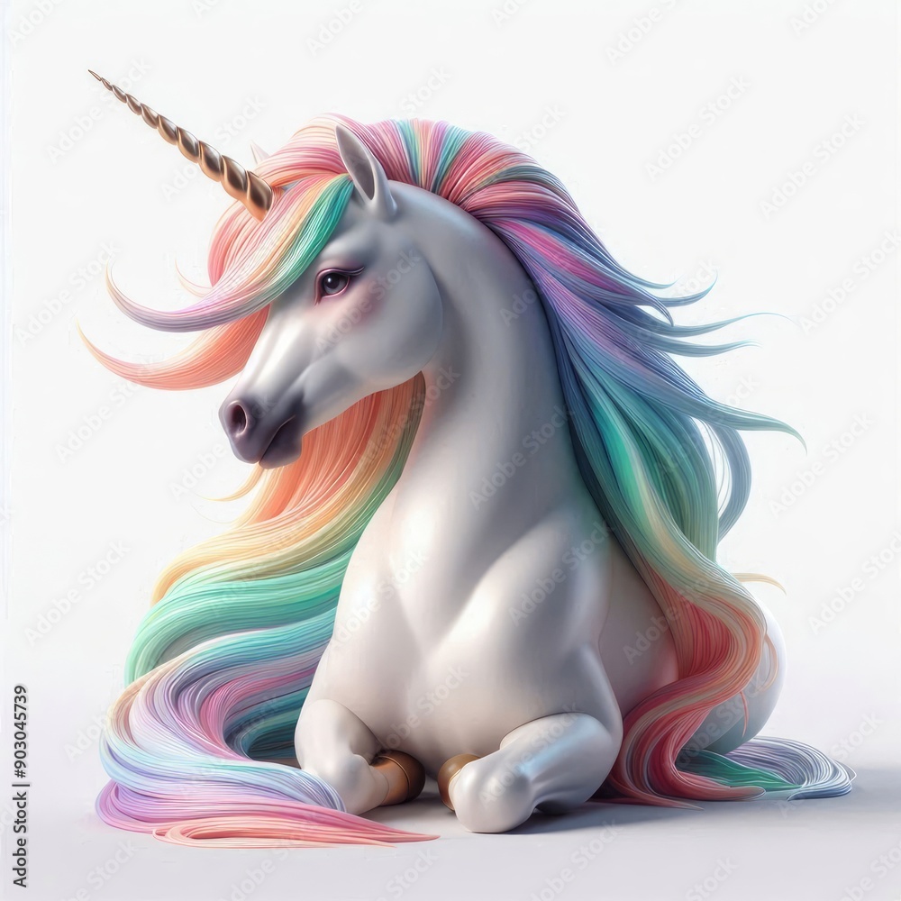 unicorn on white background unicorn on white background