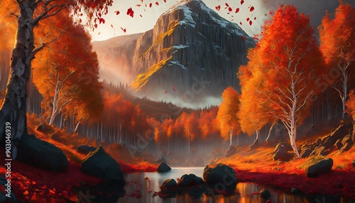 autumn forest landscape