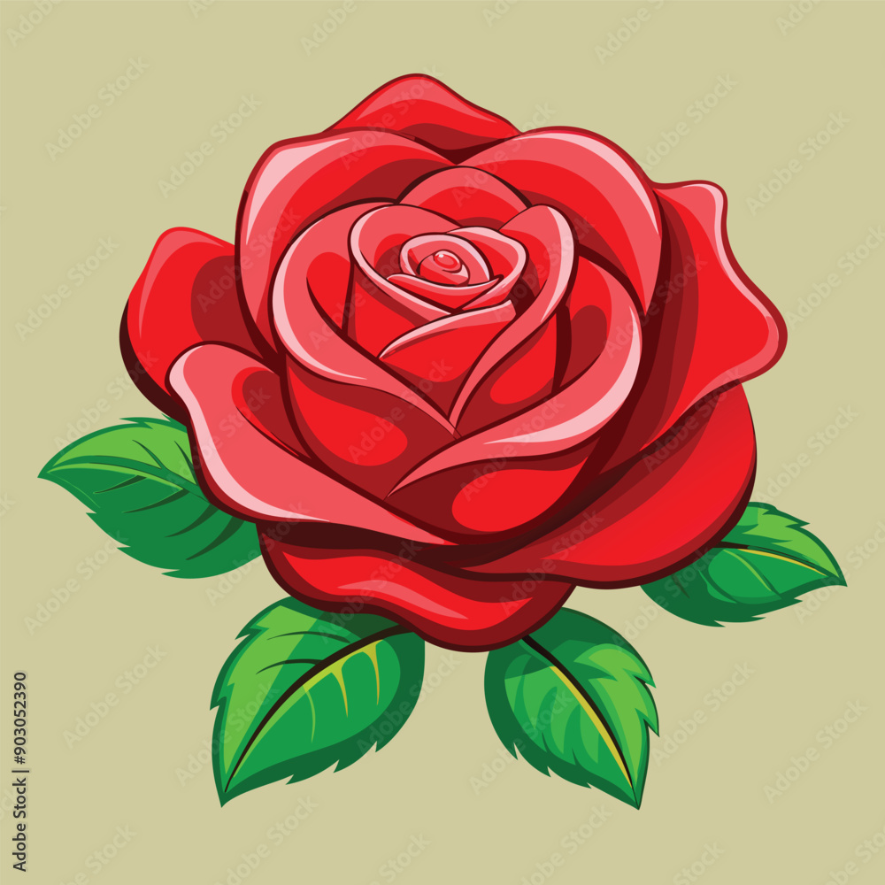 A beautiful rose design vector illustration download