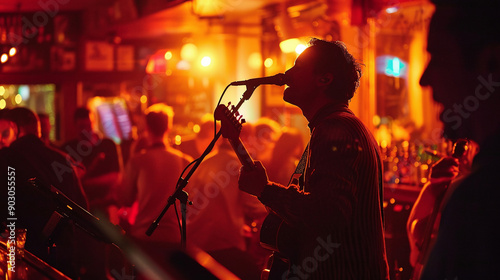 Live Music Performance in a Pub