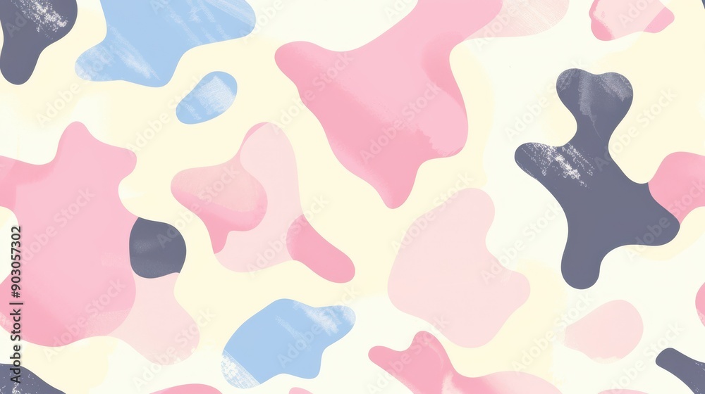 A soft, pastel cow print background with gentle, rounded spots, creating a playful and subtle effect A soft, pastel cow print background with gentle, rounded spots, creating a playful and subtle effect