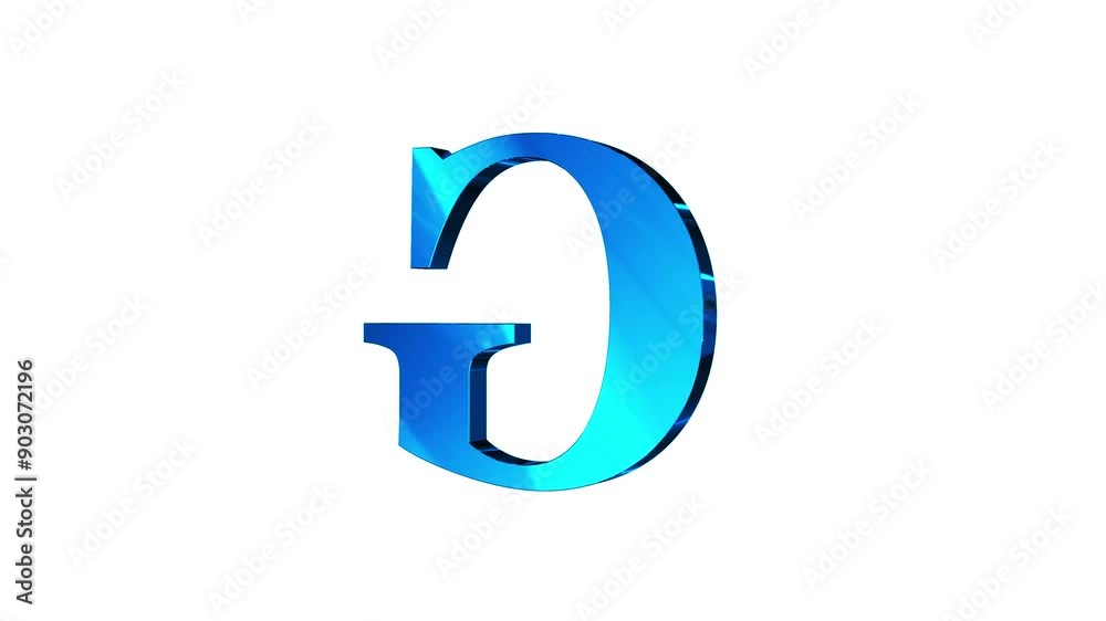 3D Rendered G letter Moving on background. Character Type Element concept 3D Rendered G letter Moving on background. Character Type Element concept