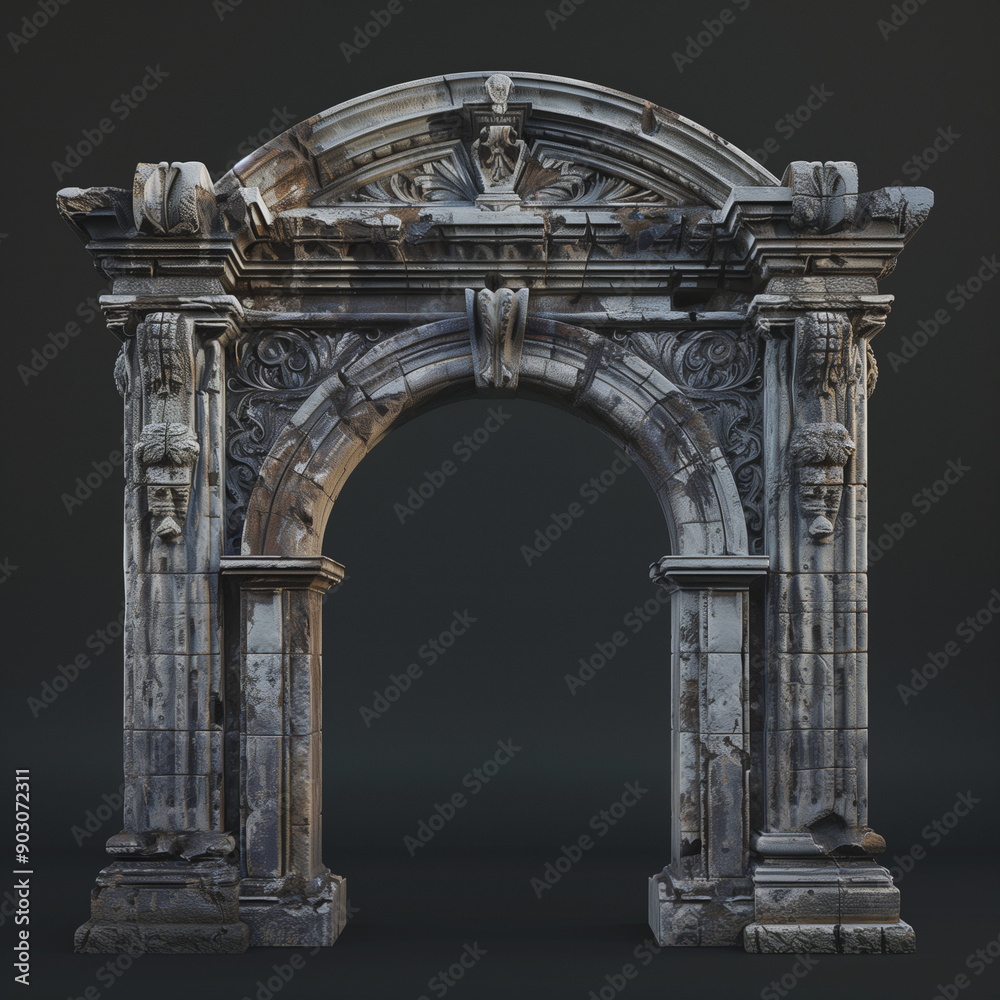 Obraz premium Ornate Historic Archway 