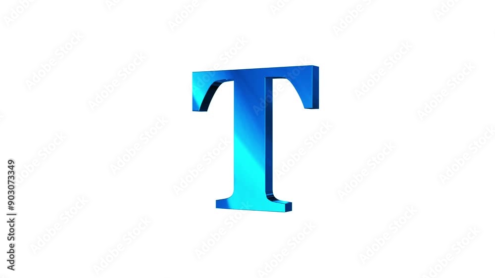 3D Rendered T letter Moving on background. Character Type Element concept 3D Rendered T letter Moving on background. Character Type Element concept
