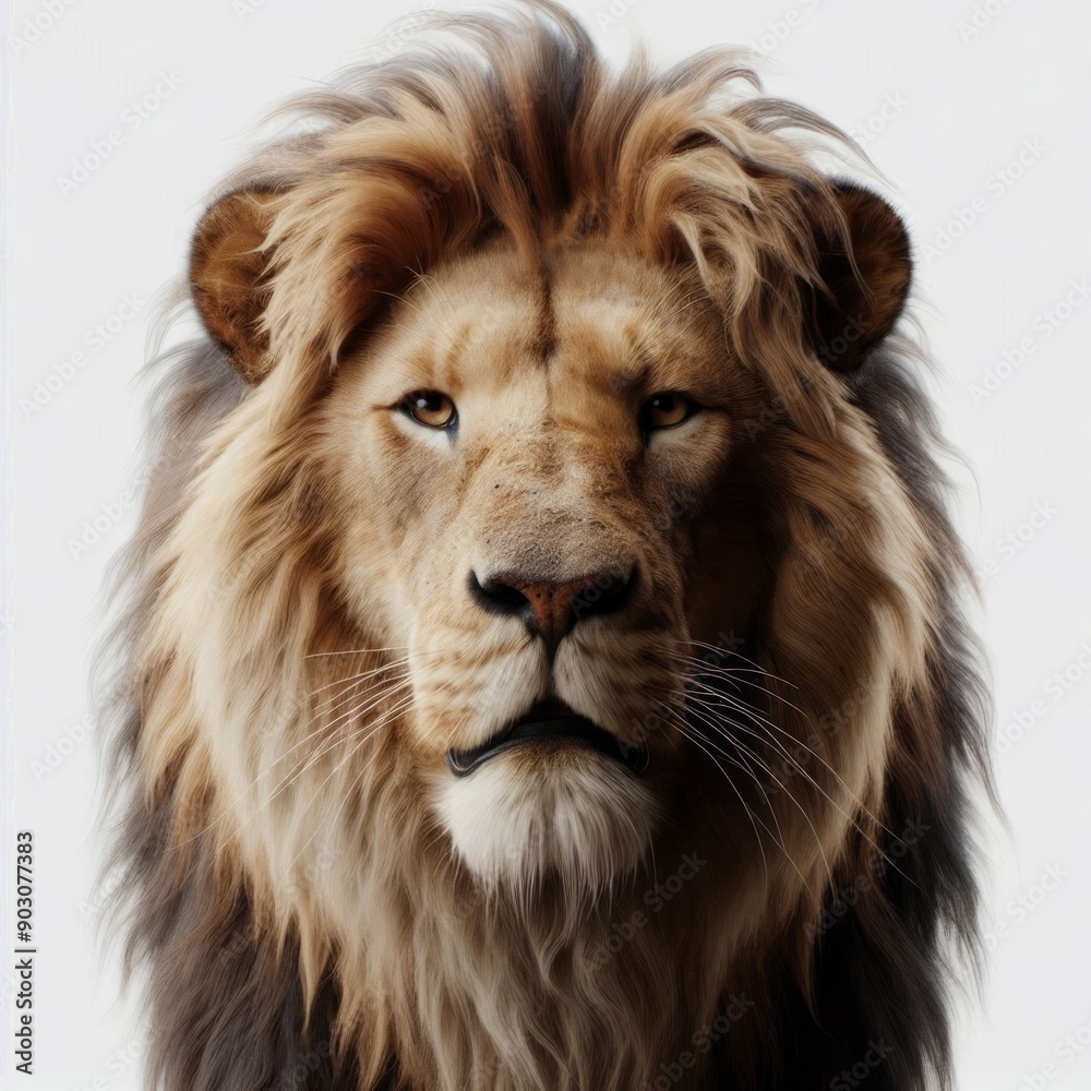 lion isolated on white background lion isolated on white background