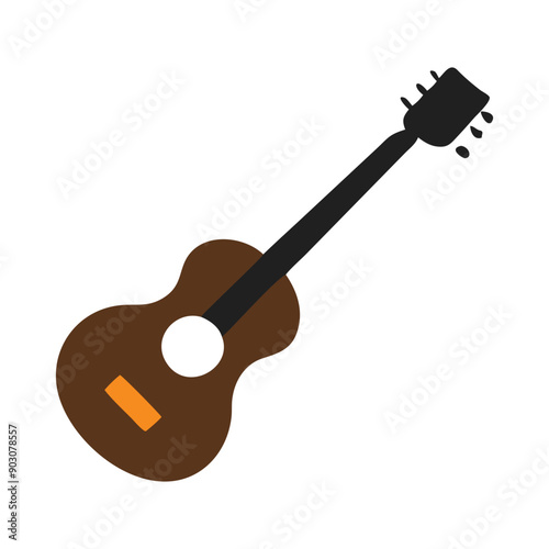 Guitar icon vector illustration