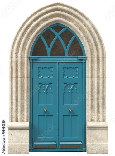 Entrance classic doors for the house