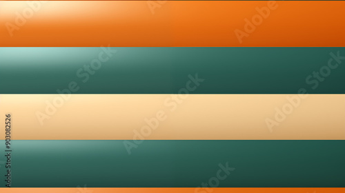 Orange Lines Bars Waves on Green Background, Abstract Image, Texture, Pattern, Wallpaper, Cover and Screen of Smartphone, Cell Phone, Computer, Laptop, 9:16 and 16:9 Format