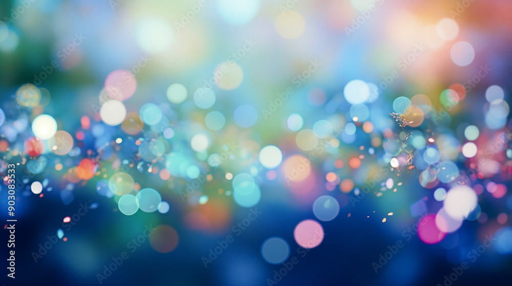 Naklejka premium simple and soft bokeh background, pastel colors, light colors