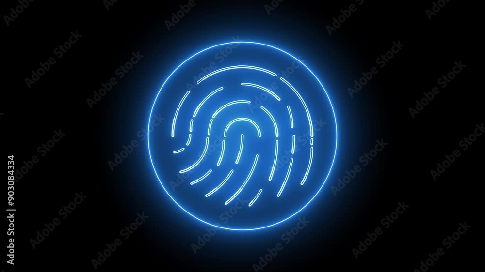 Fingerprint icon animation, Set fingerprint scanning icon sign video, finger print fingerprint lock secure security , biometric icon set, Finger print sign video.4k Fingerprint icon animation, Set fingerprint scanning icon sign video, finger print fingerprint lock secure security , biometric icon set, Finger print sign video.4k