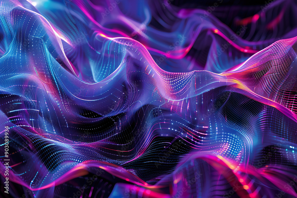 A colorful, abstract image with red, blue, and green swirls. A colorful, abstract image with red, blue, and green swirls.