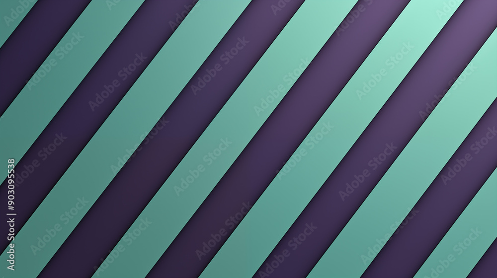 Obraz premium Purple Lines Bars Waves on Green Background, Abstract Image, Texture, Pattern, Wallpaper, Cover and Screen of Smartphone, Cell Phone, Computer, Laptop, 9:16 and 16:9 Format