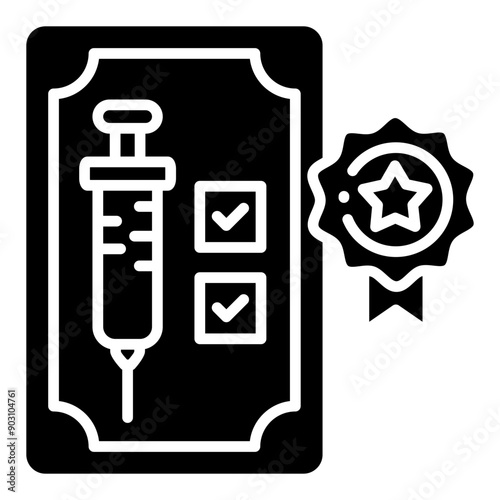 Vaccination Certificate Icon