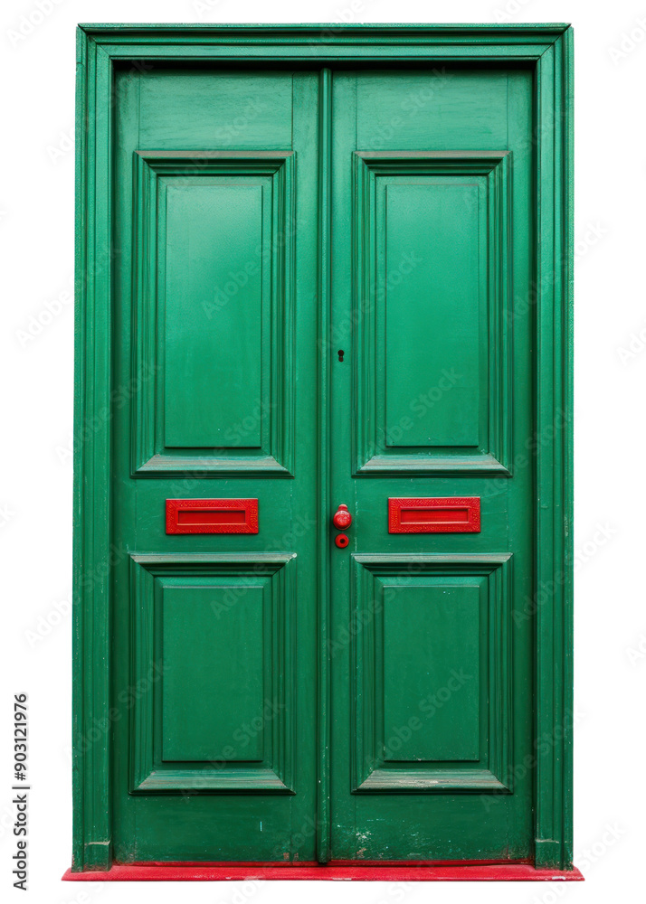 PNG Red painted door green white background architecture. PNG Red painted door green white background architecture.