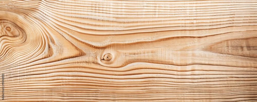 Golden-hued ash wood with fine lines, hardwood timber, delicate texture Golden-hued ash wood with fine lines, hardwood timber, delicate texture