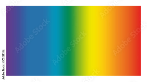 Light spectrum color isolated. Electromagnetic wavelength radiation prism line, visible spectrum. Retro design element