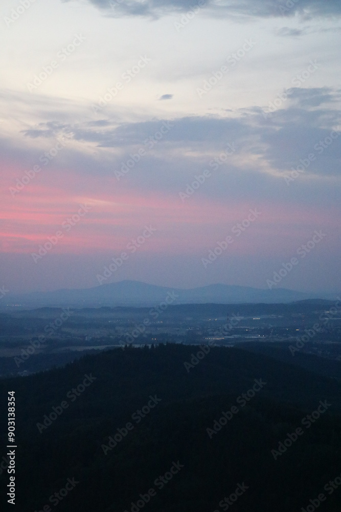 Obraz premium sunset over the sea