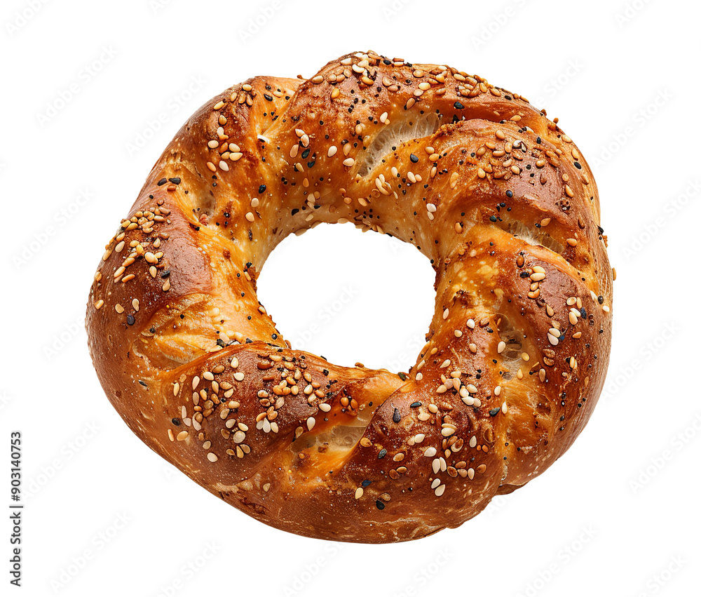 Simit isolated on transparent background Simit isolated on transparent background
