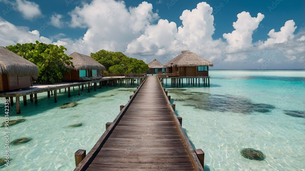 tropical resort beach tropical resort beach