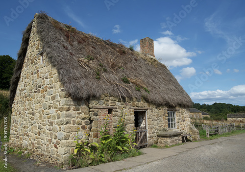 Joe the quilter's cottage at Beamish Open Air Museum