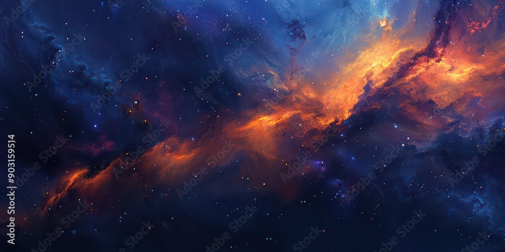 Cosmic Flame and Nebula Cosmic Flame and Nebula